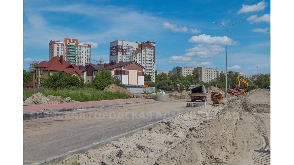 Строительство брянской улицы Ильи Иванова вышло на заключительный этап