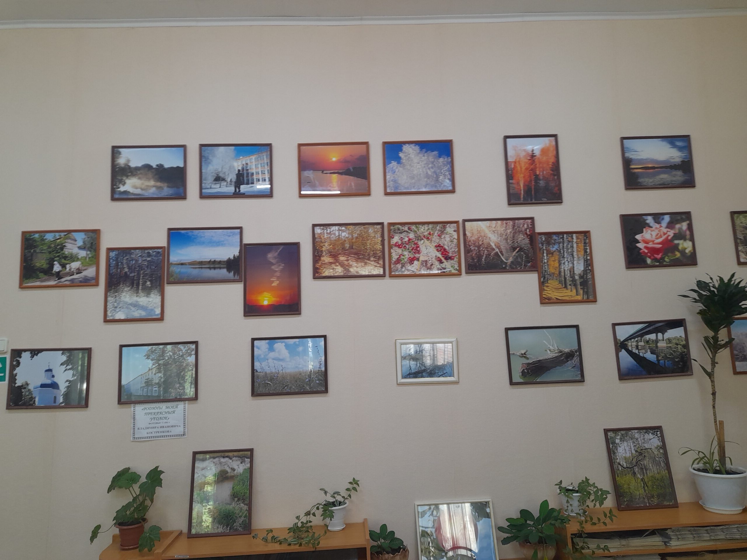 В Трубчевском политехникуме открыта фотовыставка Владимира Костренкова