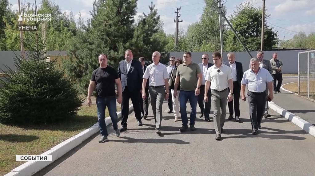 В брянской Унече побывал советник Председателя Правительства РФ Олег Матыцин