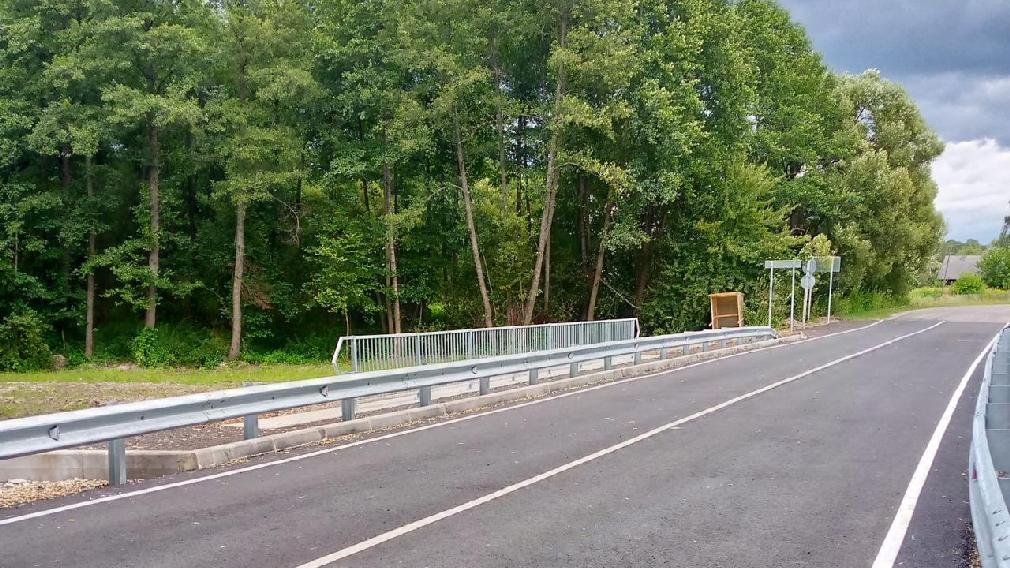 На Брянщине капитально отремонтировали мост через реку Крапивна