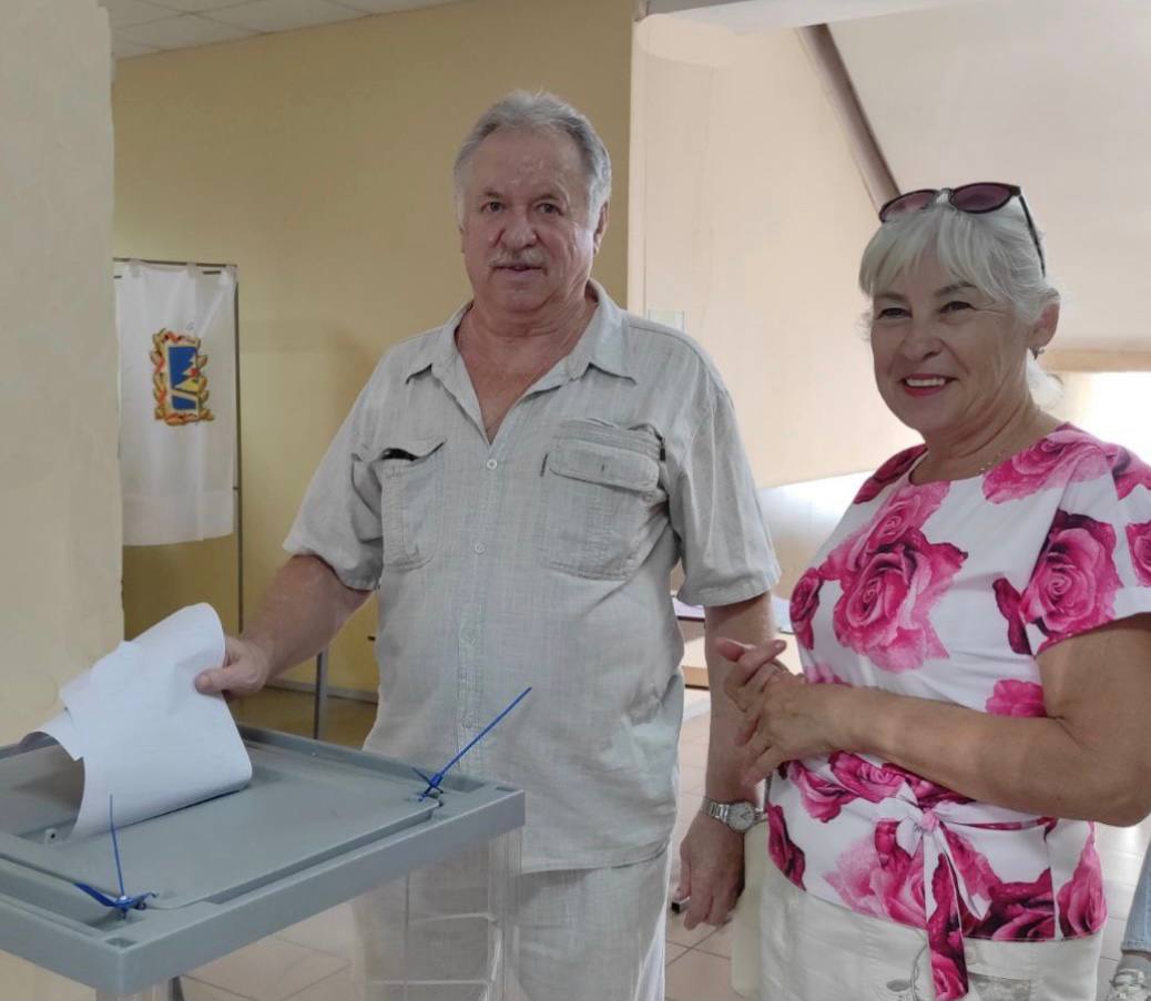 Трубчевский ветеран Афгана проголосовал за жизнь и развитие родного края