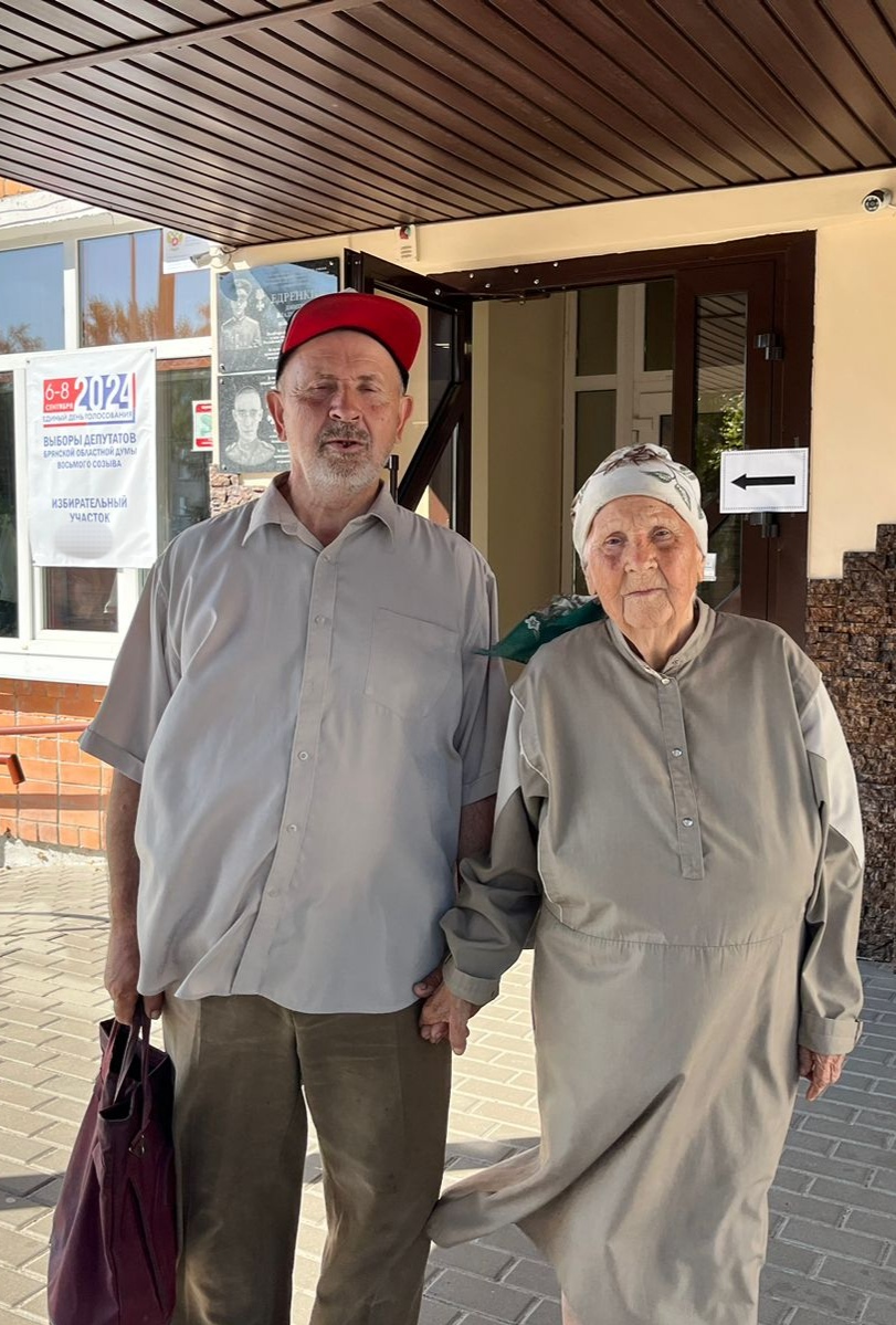 100-летняя трубчанка проголосовала в Единый день голосования