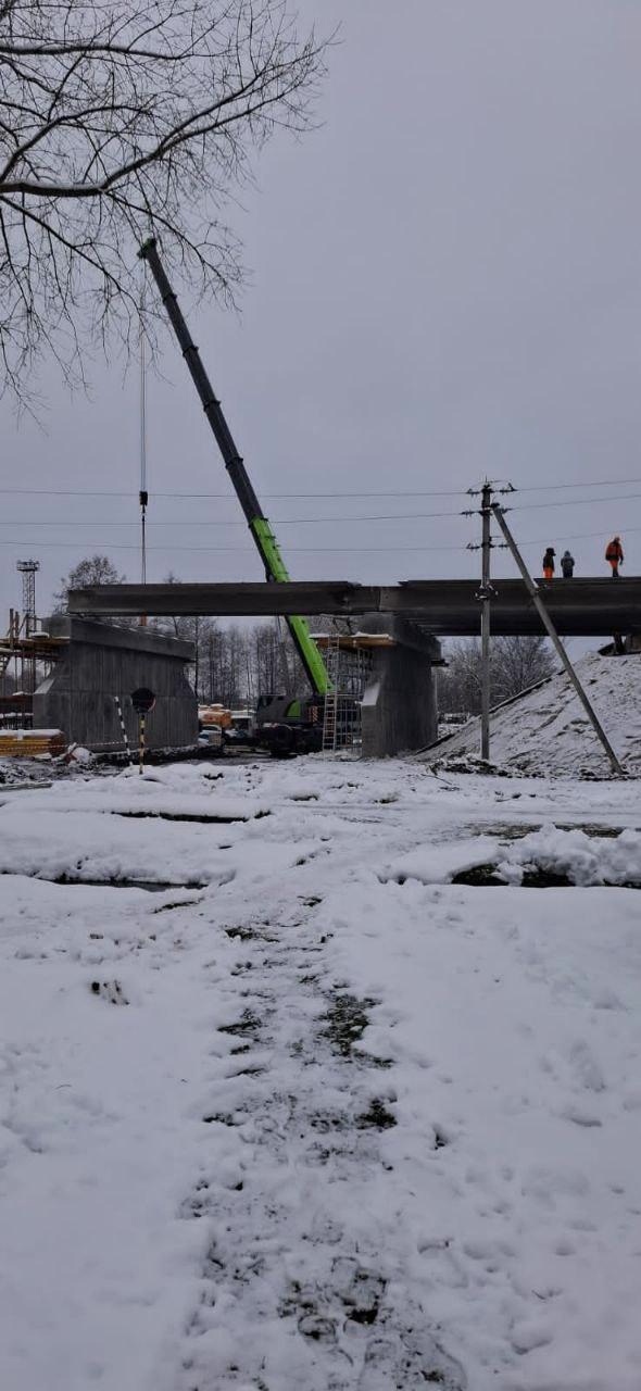 В рамках нацпроекта в Унече Брянской области капитально ремонтируют путепровод