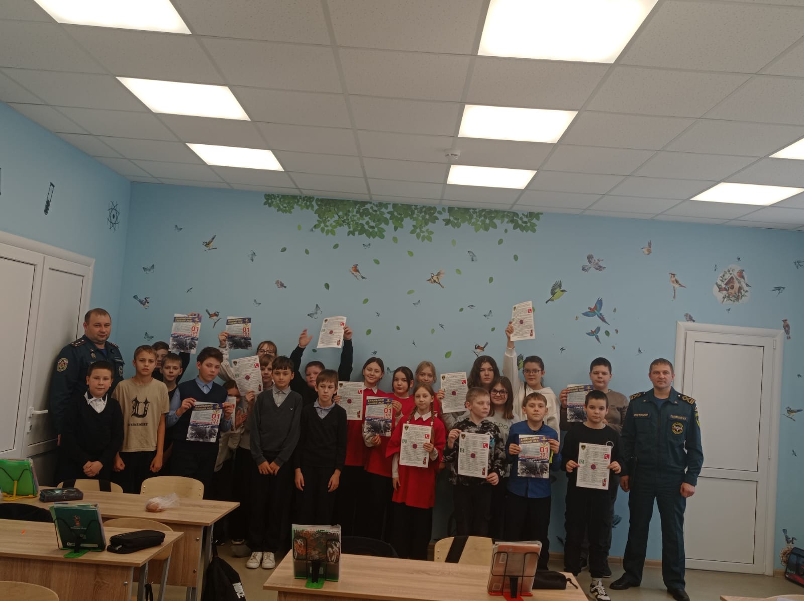 В Городецкой школе Трубчевского района прошли инструктажи по пожбезопасности