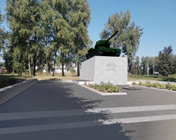 В Трубчевске по программе инициативного бюджетирования планируют отремонтировать памятник на площади Степана Разина («Памятный знак – танк»)