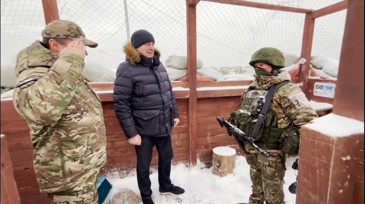 Глава региона Александр Богомаз побывал на взводно-опорном пункте «БАРС-Брянск»