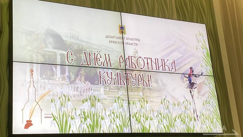 В Брянске поздравили работников культуры с профессиональным праздником