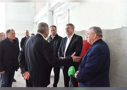 Глава Брянской области проконтролировал ход строительных работ в Брасовском районе