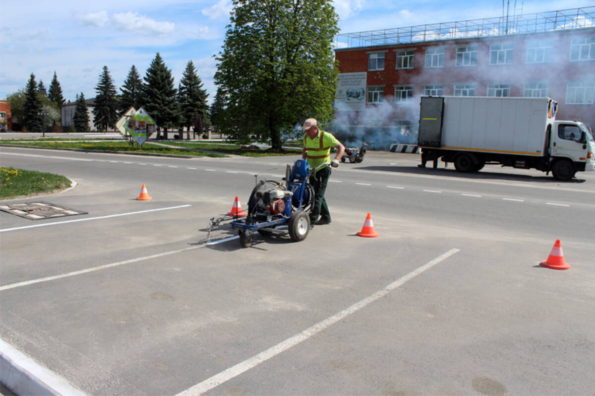 В Суземке Брянской области обновят дорожную разметку