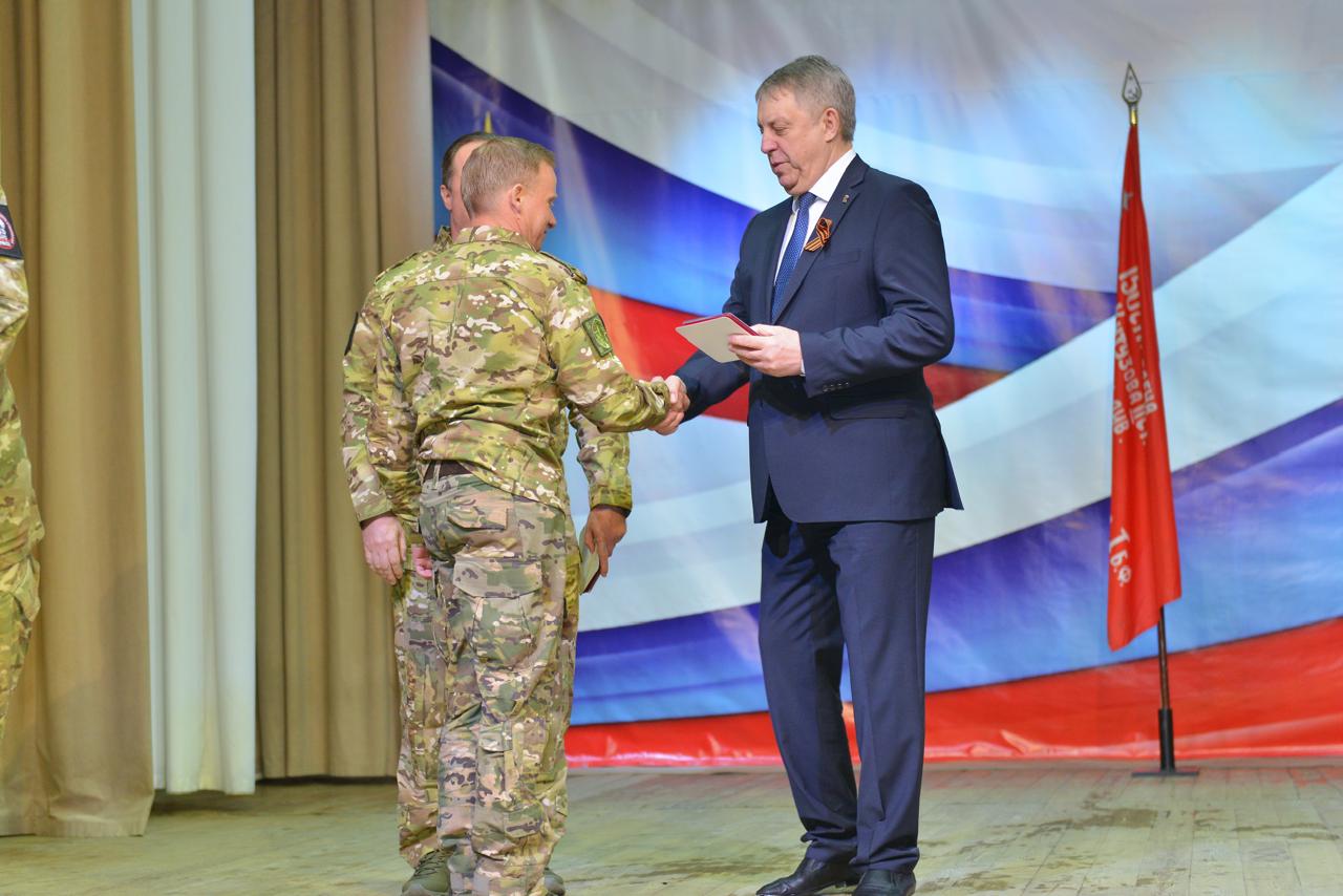 Трубчанину вручили награду