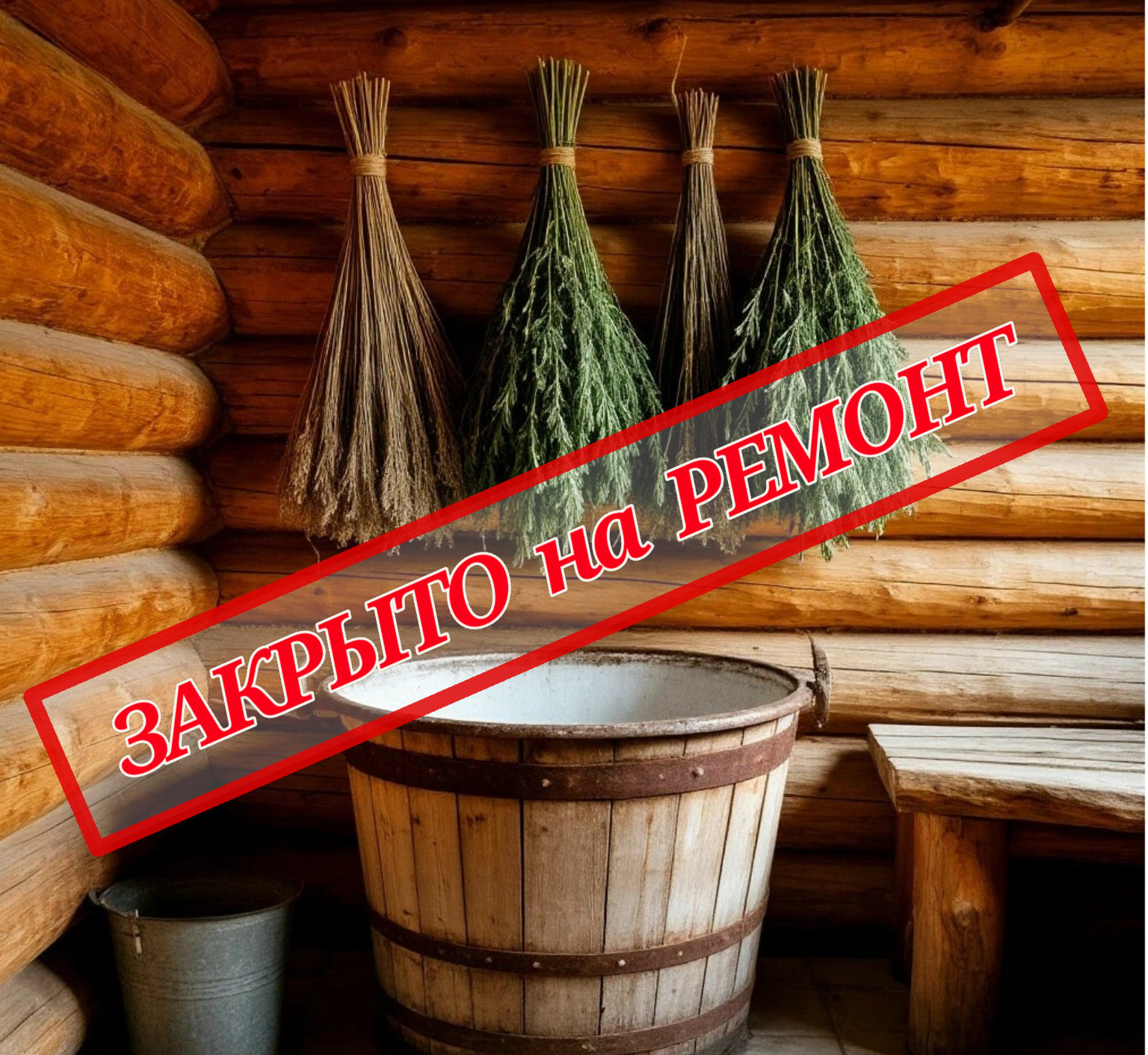 Трубчевских любителей бани предупреждают о ее ремонте