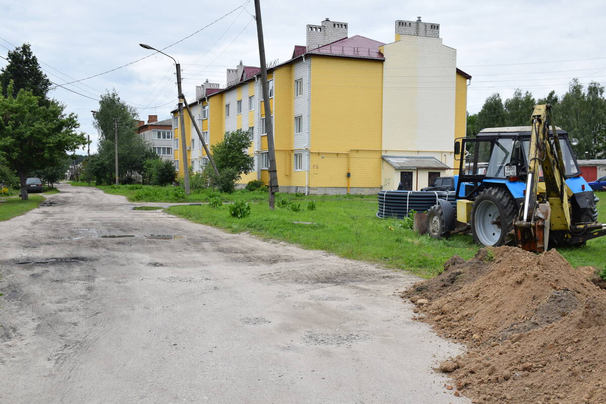 В брянском Климово в этом году заасфальтируют улицы Горького и Сосновую