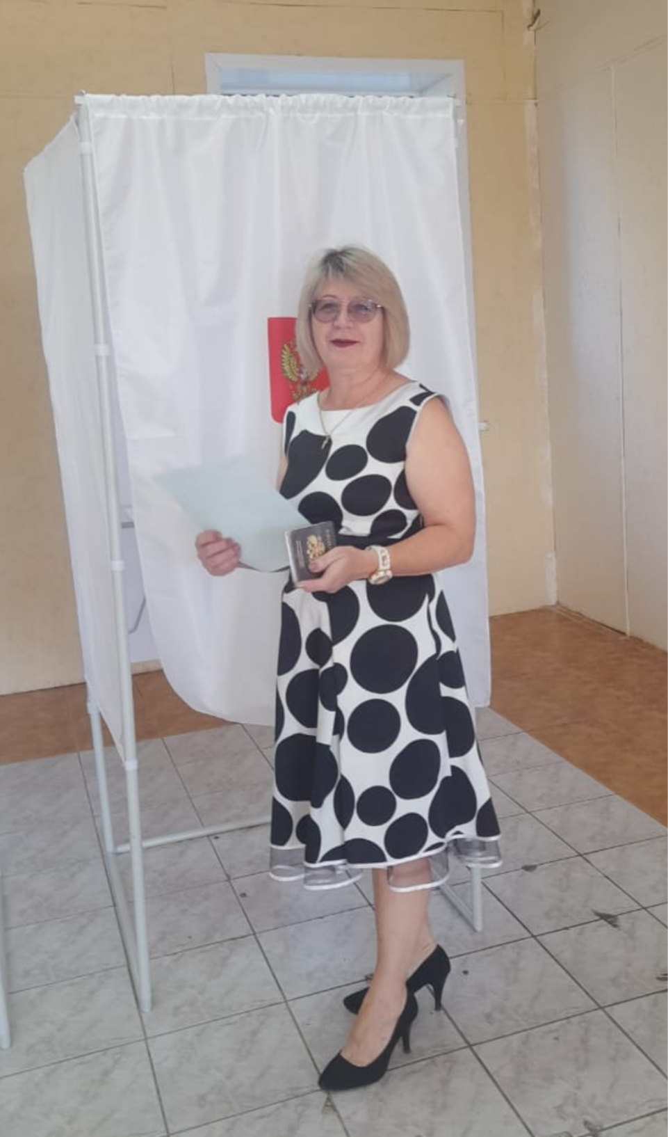 На выборах губернатора Брянской области проголосовала «Отличник просвещения» из Трубчевской школы-интерната