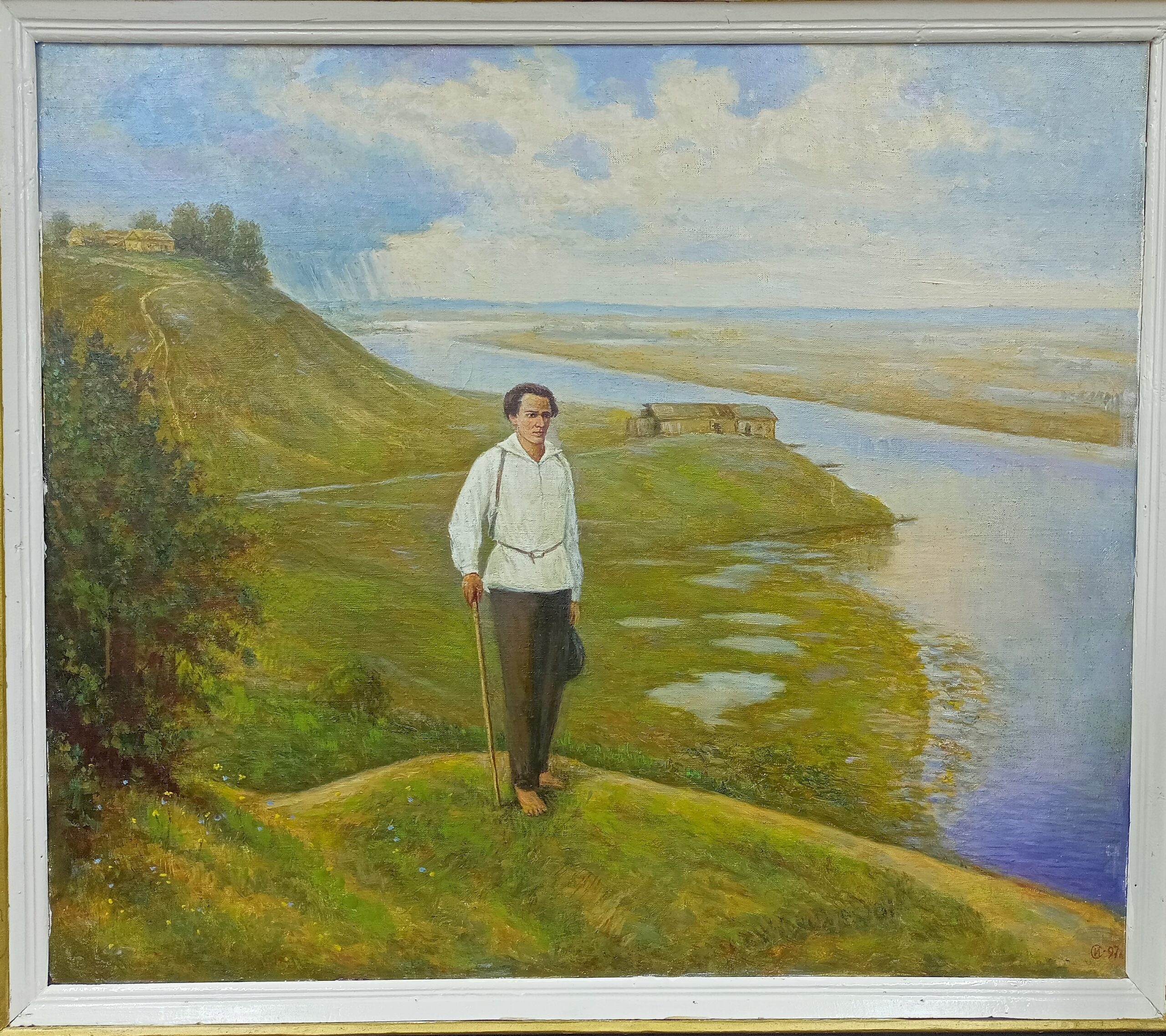 Трубчевской центральной библиотеке подарили картину