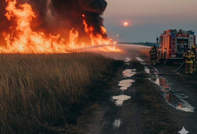 В Трубчевском районе в сентябре зарегистрировали 20 пожаров