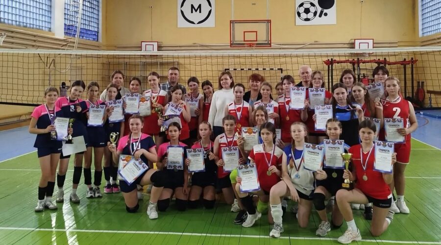 В Трубчевске прошел межрайонный турнир по волейболу среди девушек