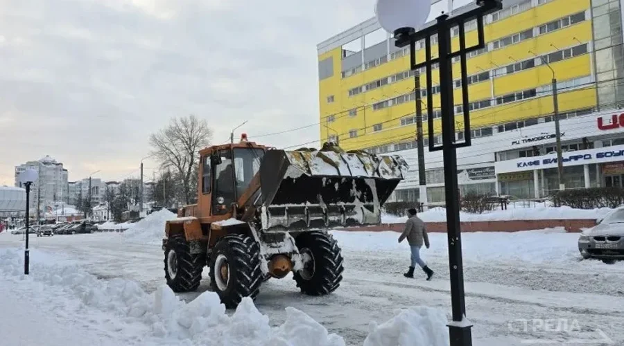 1523 тонны снега вывезли из Брянска за сутки
