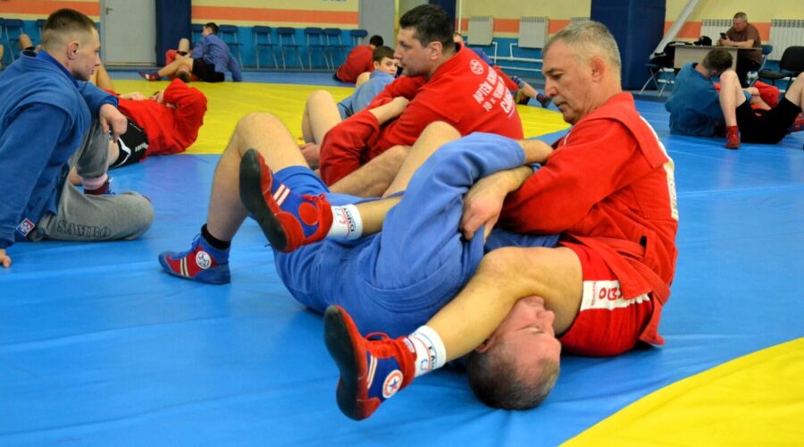 В брянском Дворце единоборств провел мастер-класс по самбо Владимир Япринцев