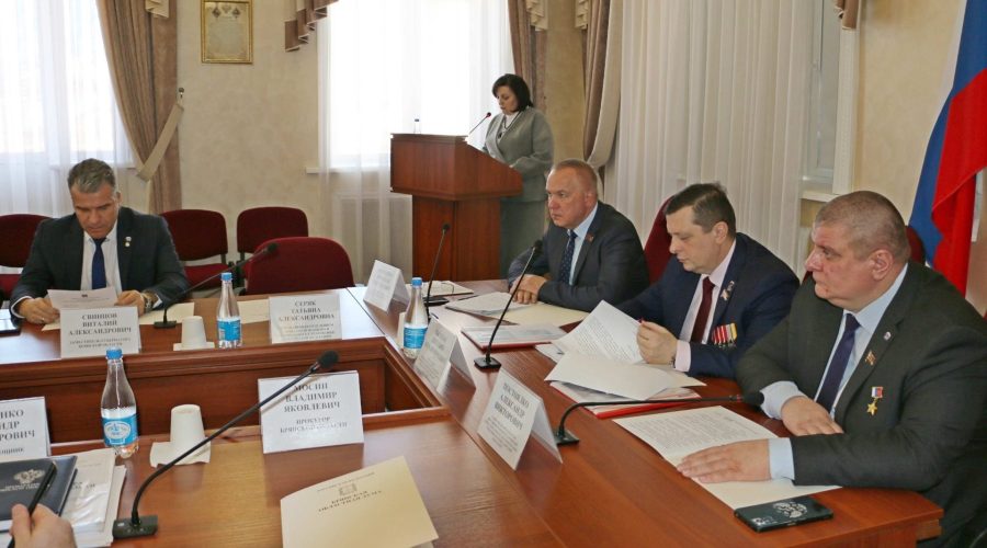 Состоялось заседание комитета по делам ветеранов Брянской облдумы