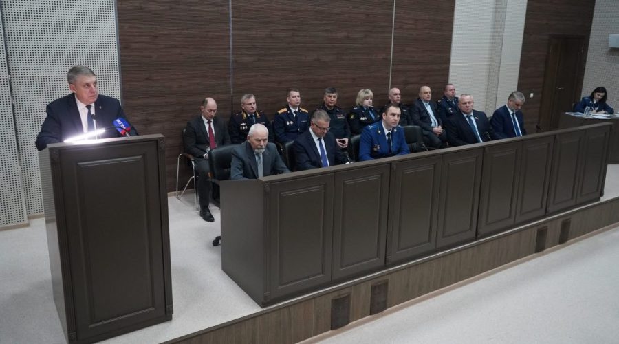 Александр Богомаз принял участие в заседании коллегии прокуратуры Брянской области