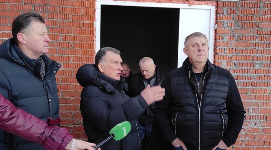 В Трубчевске с рабочим визитом побывал губернатор Брянской области Александр Богомаз