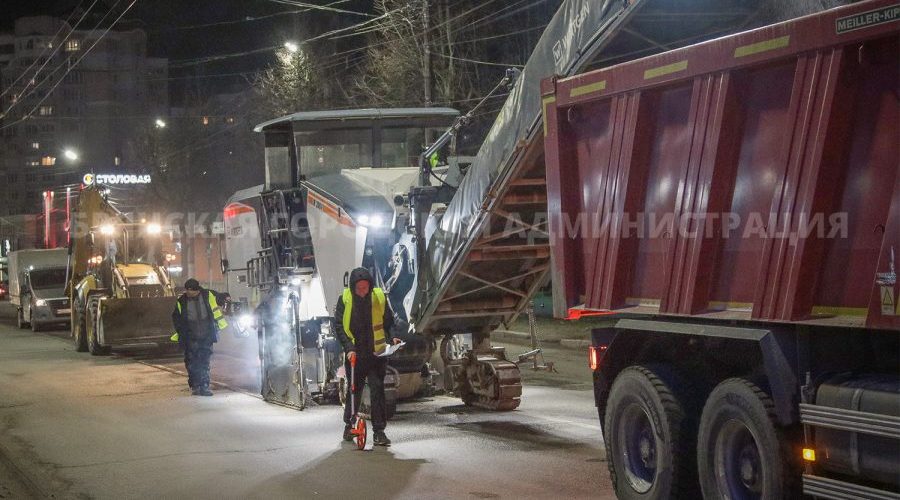 Ночной ремонт улицы Советской в Брянске начнется во вторник