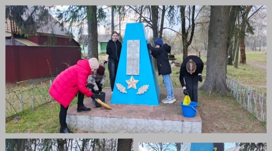 В Выгоничском районе благоустроили памятники погибшим в годы Великой Отечественной войны