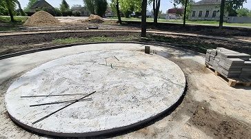 На «Гамовой луже» Трубчевска продолжается строительство
