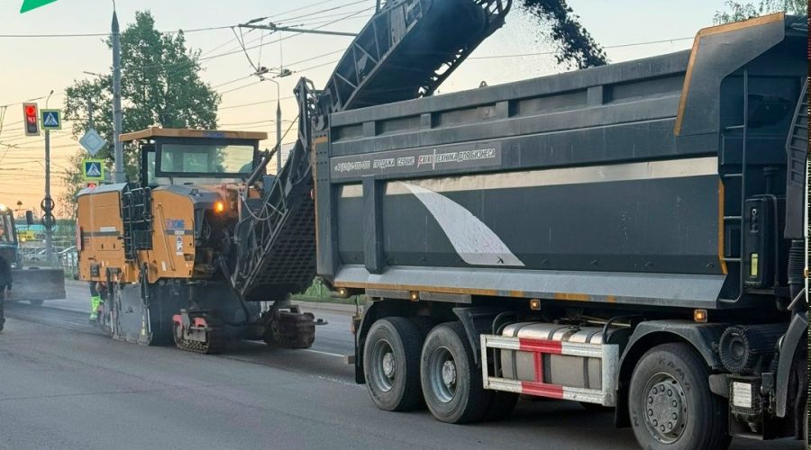 В Брянске капитально ремонтируют улицу Литейную