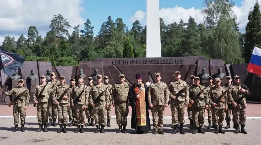 Новые бойцы бригады «БАРС-Брянск» приняли присягу