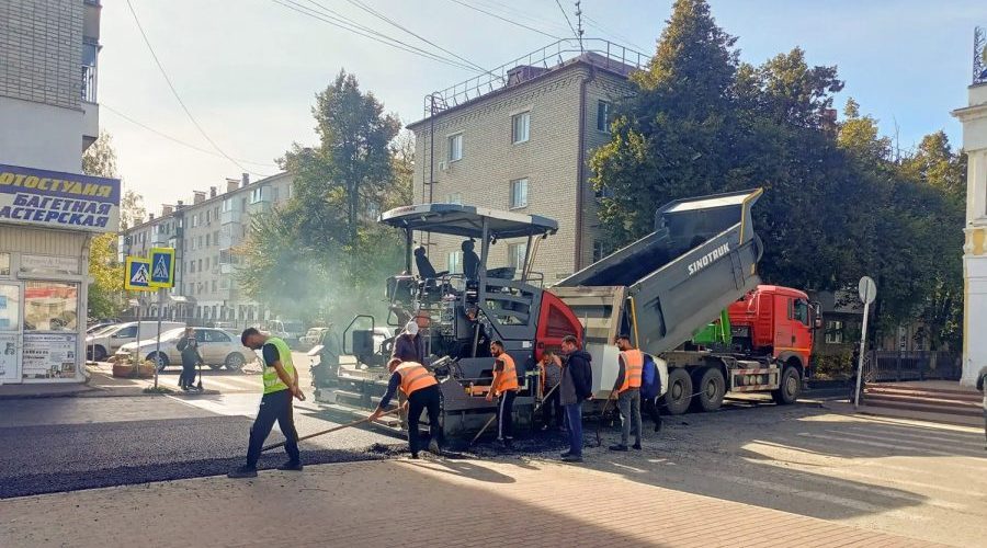 В Брянске на улице Котовского по нацпроекту проходит капремонт