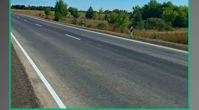 В Почепском районе Брянщины по нацпроекту отремонтировали участки дороги